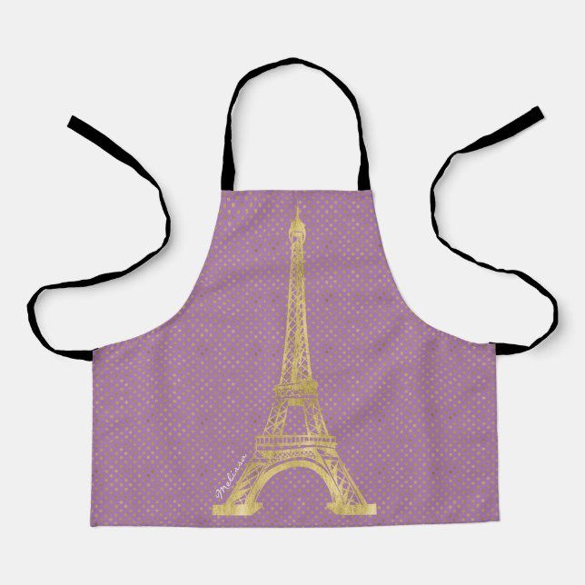 Delantal Adorable Torre Eiffel (Anverso)