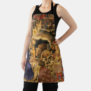 Delantal ADORACIÓN DE MAGI Gentile Da Fabriano, Navidades