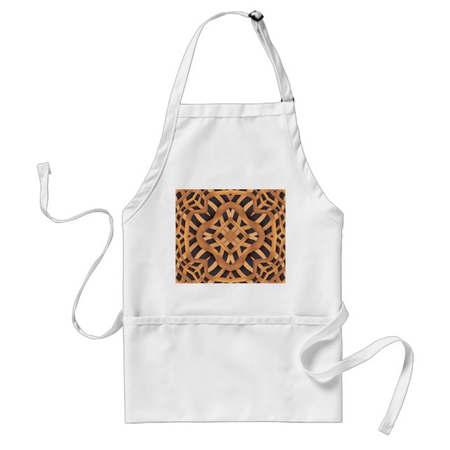 Delantal Adorno de madera tallado (Frente)