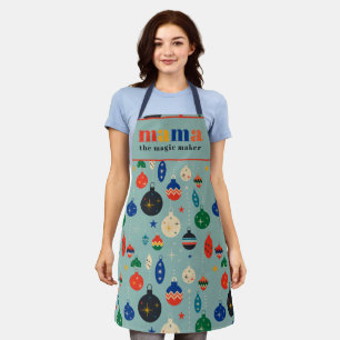 Delantal Adornos de juguetes retro para árbol de Navidad Ma