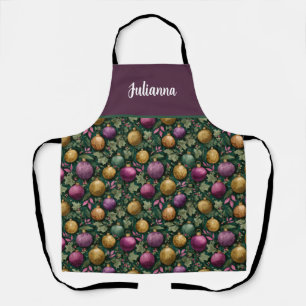 Delantal Adornos Navideños Personalizados Lindos