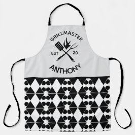 Delantal Adulto Genial Moderno GRILLMASTER Personalizado 