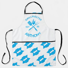 Delantal Adulto Genial Moderno GRILLMASTER Personalizado 