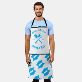 Delantal Adulto Genial Moderno GRILLMASTER Personalizado 