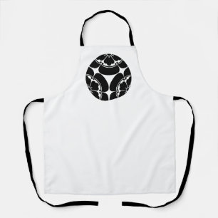 Delantal adulto trisecado mokko