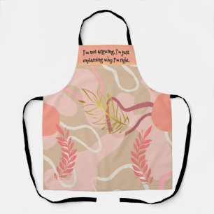 Delantal Aesthetic Leaf Design