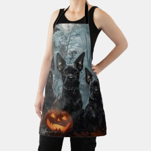 Delantal Affenpinscher Halloween Noche Doggy Delight