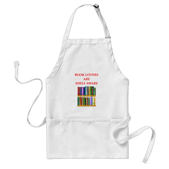 Delantal aficionado a los libros (Frente)