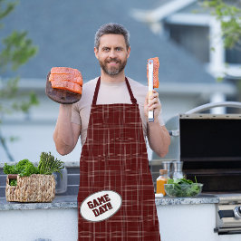 Delantal Aggie Maroon Juego de Patrón de Maroon