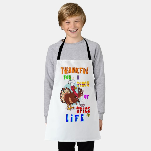 Delantal Agradecimiento Por Un Pílito De Especias En La Vid (Gastado)