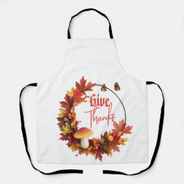 Delantal Agradecimientos por otoño en Rusia