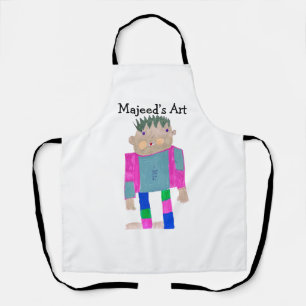 Delantal Agrega el arte de tu hijo a esto 