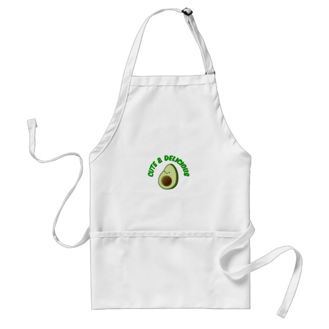 Delantal Aguacate Cuto Y Delicioso (Frente)
