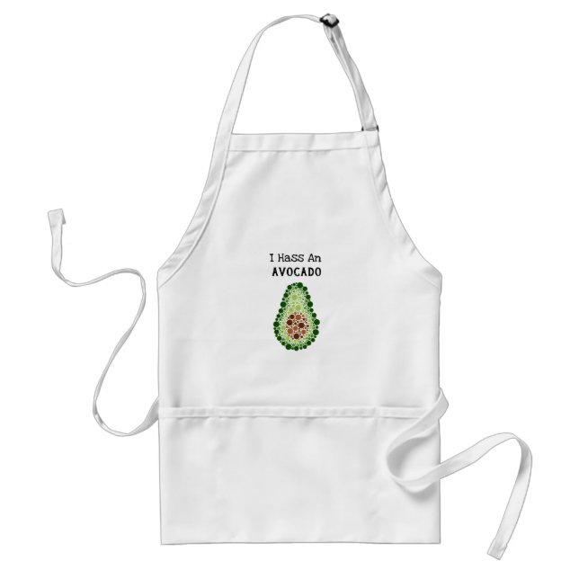 Delantal Aguacate en Puntos (Frente)