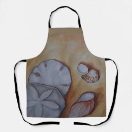 Delantal Aguas marinas en la costa