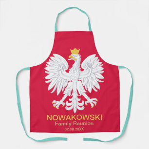 Delantal Águila polaca 🦅 Polski Polonia Escudo rojo