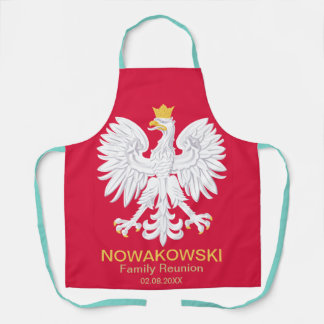 Delantal Águila polaca 🦅 Polski Polonia Escudo rojo