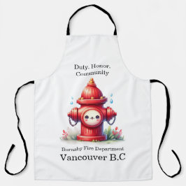 Delantal Agujero de fuego lúgubre en el parque