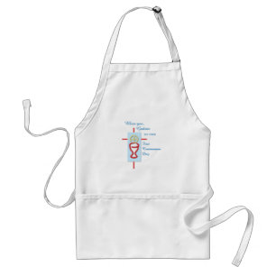 Delantal Ahijado, Primera Comunión, Azul