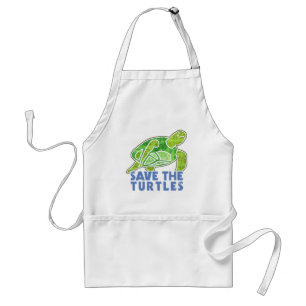 Delantal Ahorre las tortugas