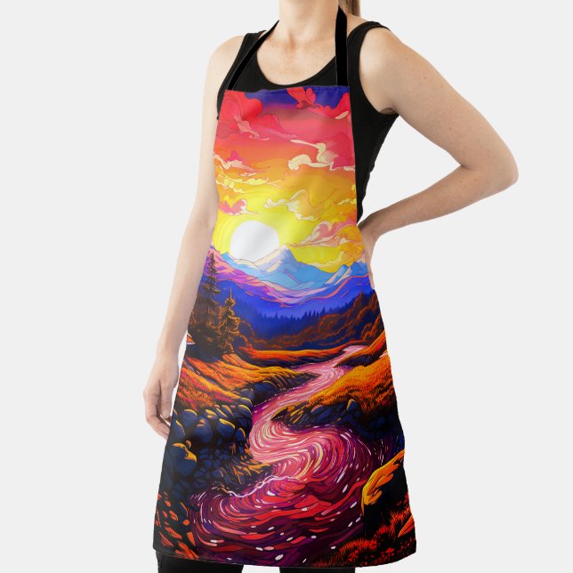 Delantal Ai Sunset (in situ)