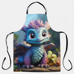 Delantal Aiden, un dragón caprichoso