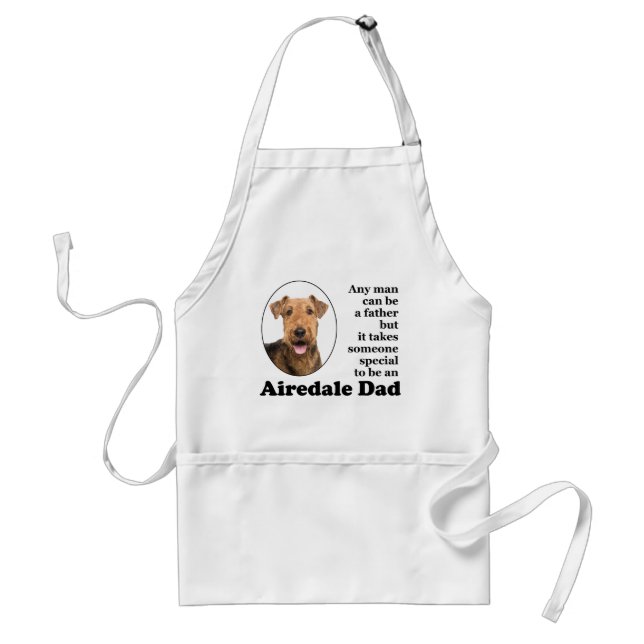 Delantal Airedale Dad Apron (Frente)