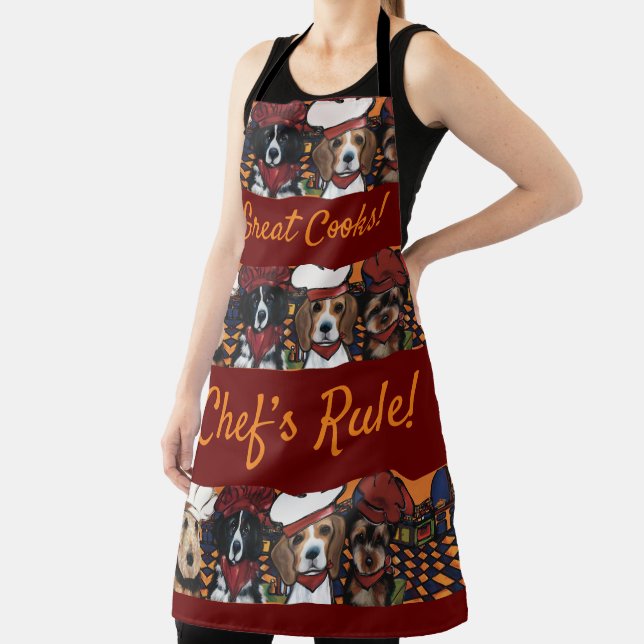 Delantal Airedale Terrier (in situ)