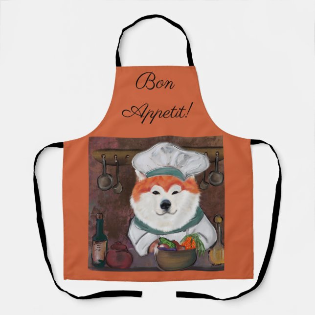 Delantal Akita (Anverso)