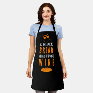 Delantal Al pan, pan, y al vino, vino