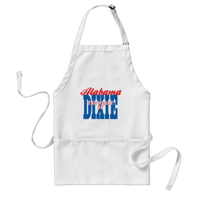 Delantal Alabama Corazón de Dixie (Frente)