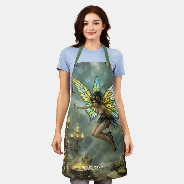 Delantal Alas de mariposa Pixie lindas de fantasía (Gastado)