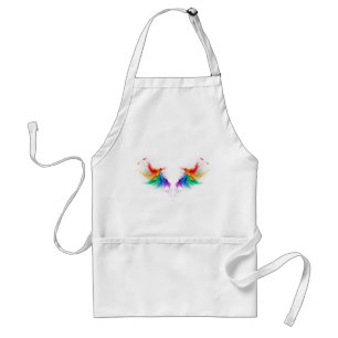 Delantal Alas del arco iris fluidas