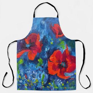 Delantal Alaskan Poppies Apron