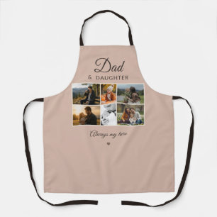 Delantal Álbum de fotos personalizado para papá e hija