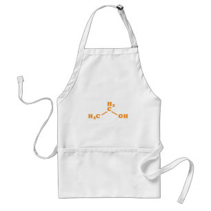Delantal Alcohol Etanol Fórmula química molecular