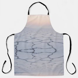 Delantal Aletas de sal al amanecer: Paisaje etéreo Minimali