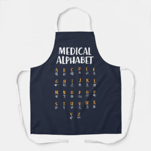 Delantal Alfabeto Médico