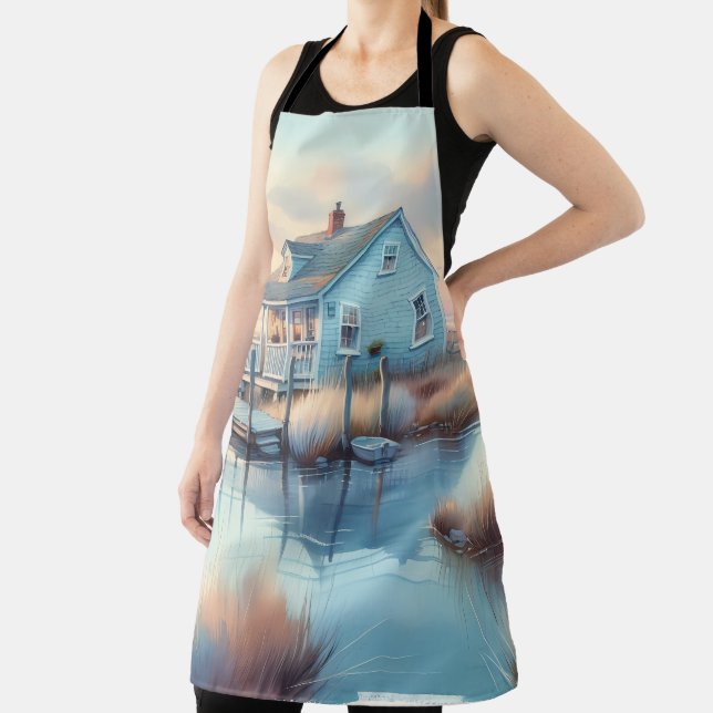 Delantal Algodón costero en el pantano del amanecer (in situ)