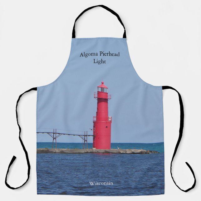 Delantal Algoma Pierhead Light apron (Anverso)