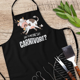 Delantal Alguien dijo que Carnivore Funny Meat Lover