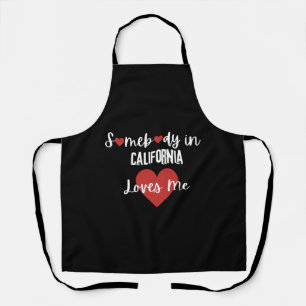 Delantal Alguien en California me ama