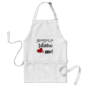 Delantal Alguien en Idaho me ama