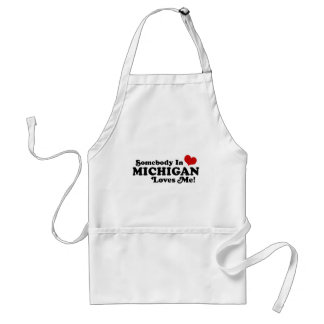 Delantal Alguien En Michigan Me Ama