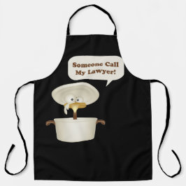 Delantal Alguien llame a mi abogado