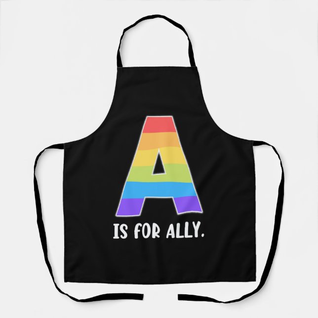 Delantal Aliado LGBT (Anverso)