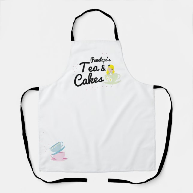 Delantal alice en la cocina pastel de wonderland TEA & CAKE (Anverso)