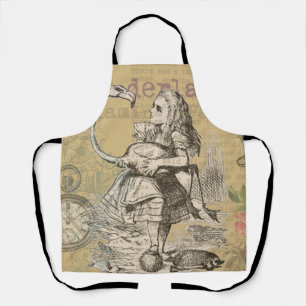 Delantal Alice in Wonderland Flamingo Classic