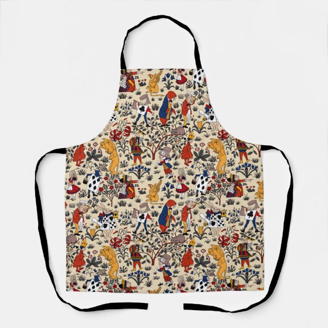 Delantal Alicia en el Apron del País de las Maravillas (Anverso)