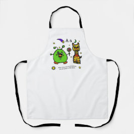 Delantal Alien y Alpaca